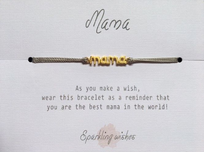 Hovedbilde Sparkling wishes armbånd Mama