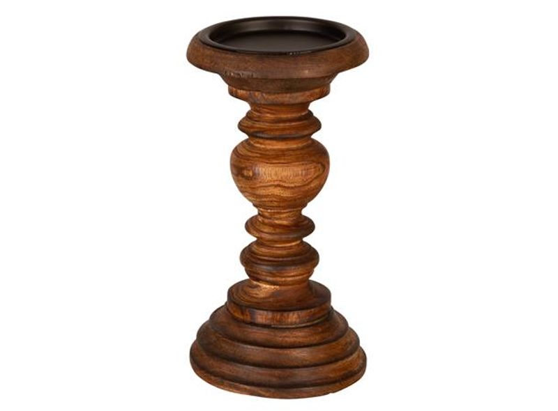 Lysestake tre mørk brun 20cm