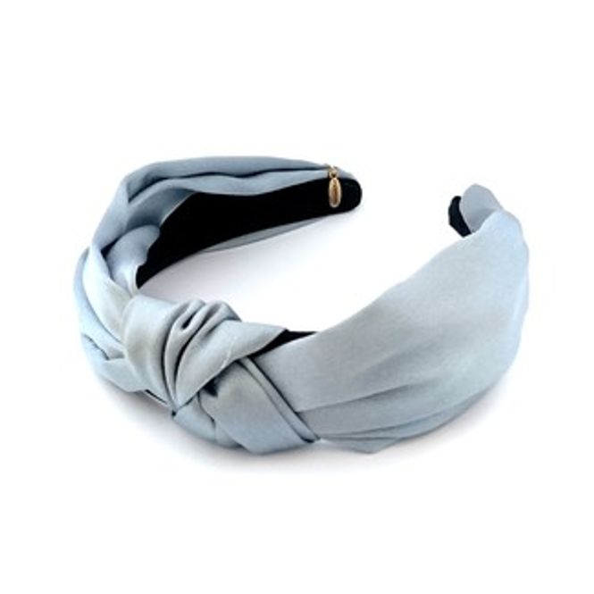Hovedbilde Noma hårbøyle m/ knute silke/satin dusty blue