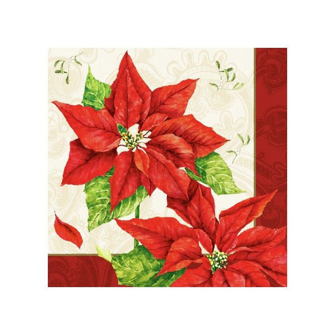 Hovedbilde Lunsj servietter christmas time red 
