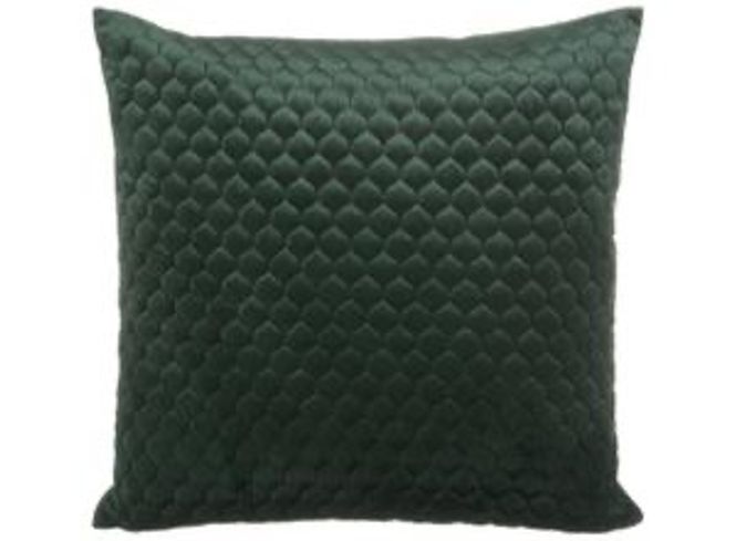 Hovedbilde Putetrekk bikube velur Flaskgrønn45x45cm