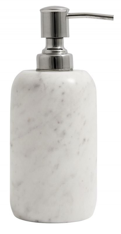 Nordal soap dispenser white marble 
