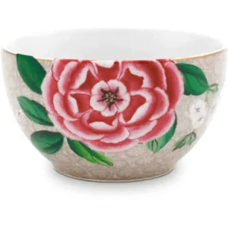 Pip home Bowl Blushing Birds khaki 9,5cm