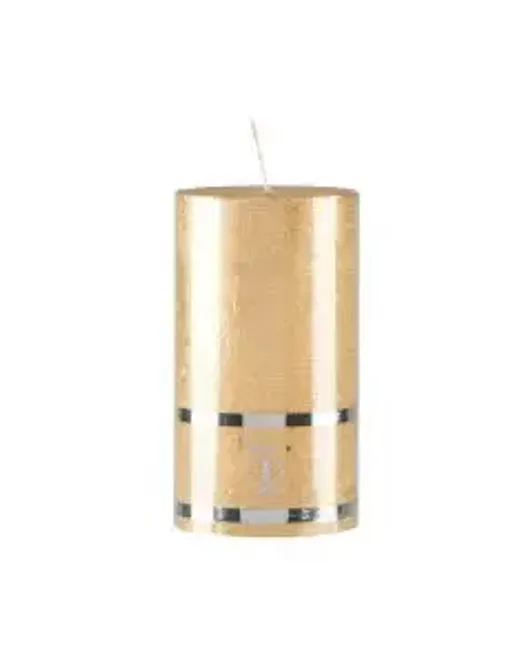 Hovedbilde Bloklys rustik Gold7x 12.5cm